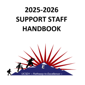 Support Staff Handbook 2025-26 and logo
